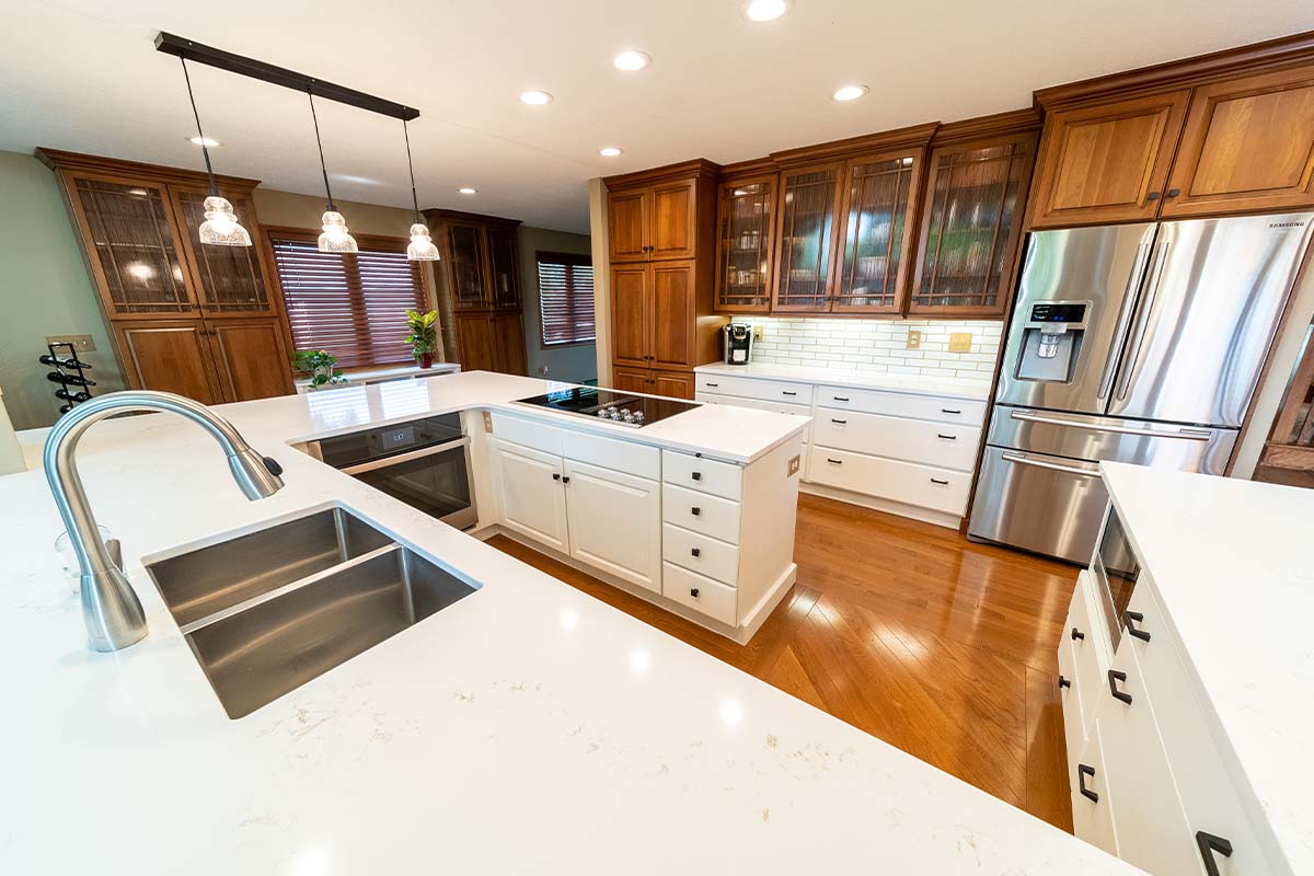 Modern kitchen remodel with in Waterloo